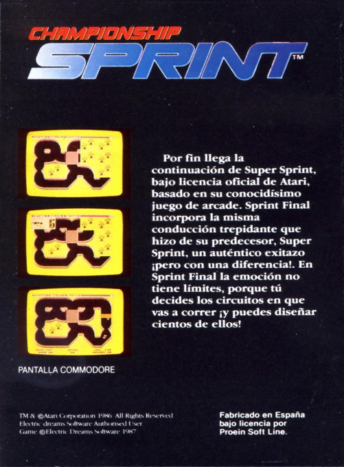Championship Sprint — box-2D-back (SP)