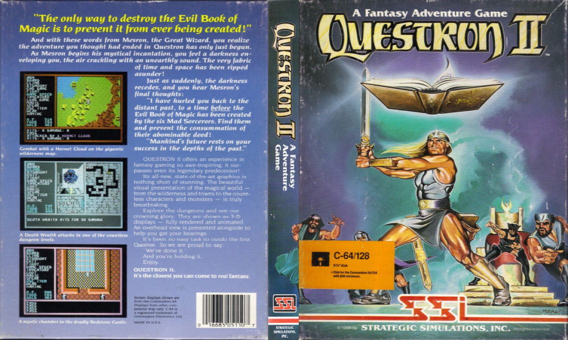 Questron 2 — box-texture (US)