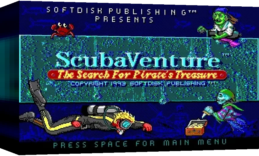Scubaventure The Search For Pirate's Treasure — box-3D (WOR)