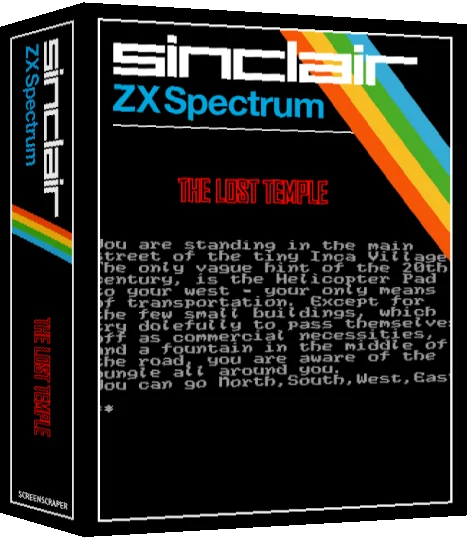 The Lost Temple — box-3D (SS)