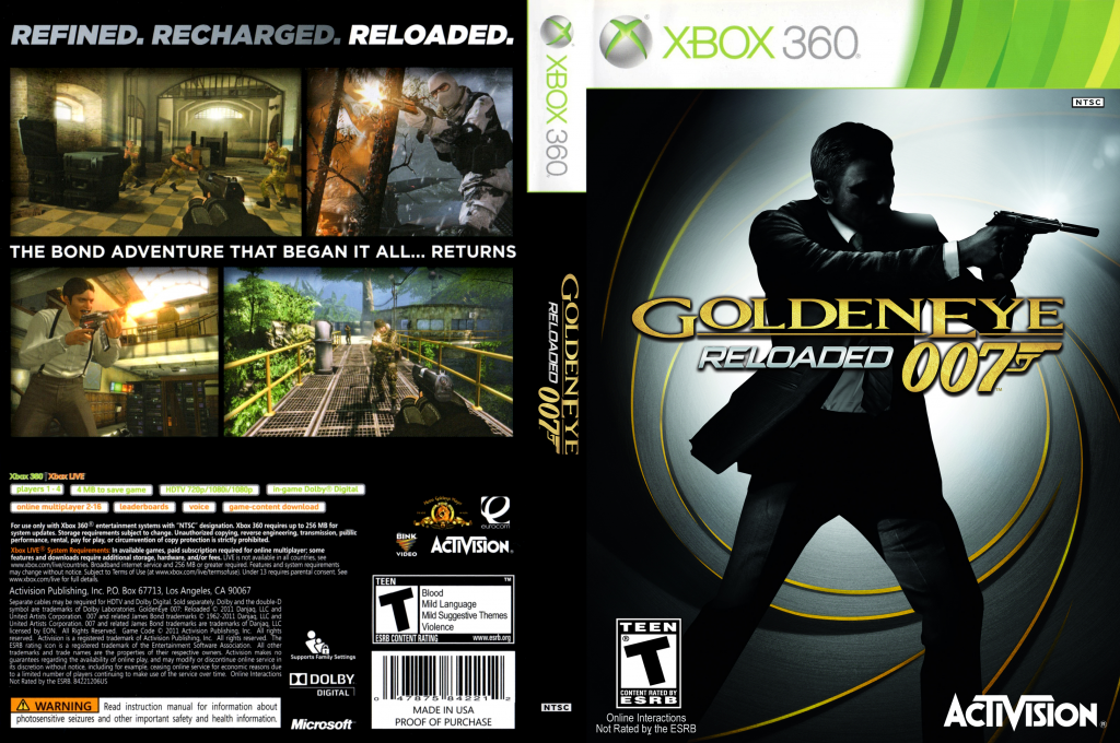 GoldenEye 007 - Reloaded — box-texture (US)