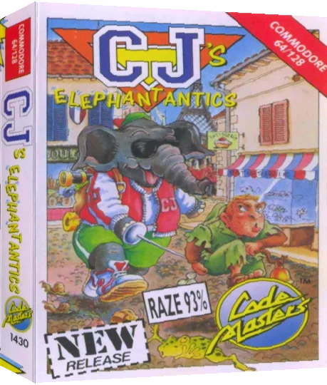 CJ's Elephant Antics — box-3D (EU)