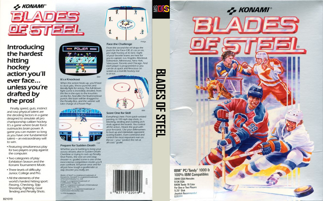 Blades Of Steel — box-texture (US)