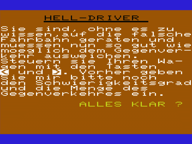 Hell Driver — sstitle (WOR)