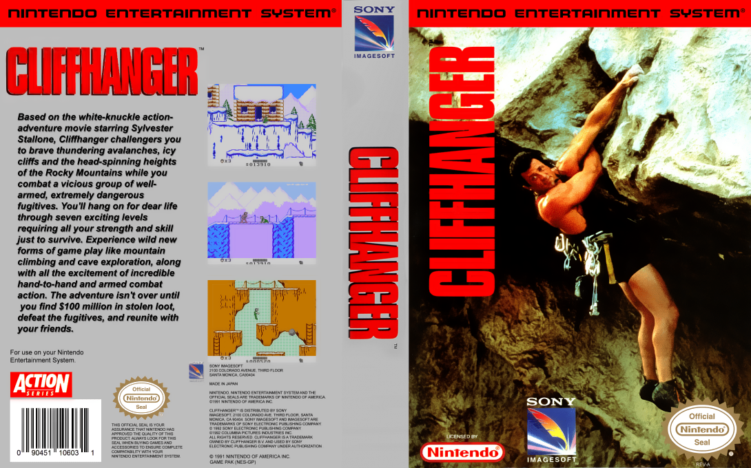 Cliffhanger — box-texture (US)