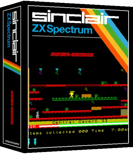 Jet Set Willy 64 - Flash Manic Miner — box-3D (SS)