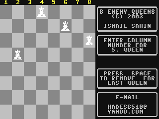 8 Enemy Queens — ss (WOR)