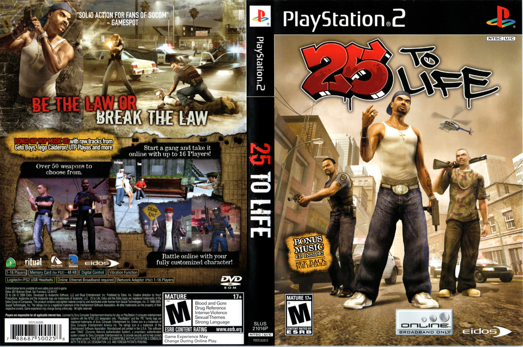 25 to Life — box-texture (US)