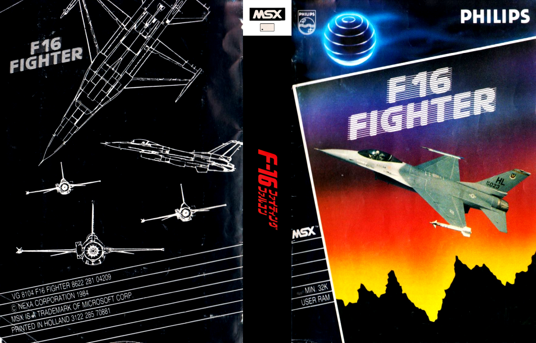 F16 Fighting Falcon — box-texture (JP)