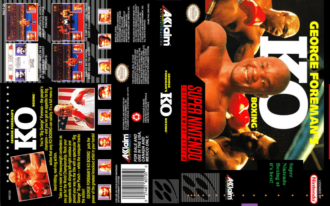 George Foreman's KO Boxing — box-texture (US)