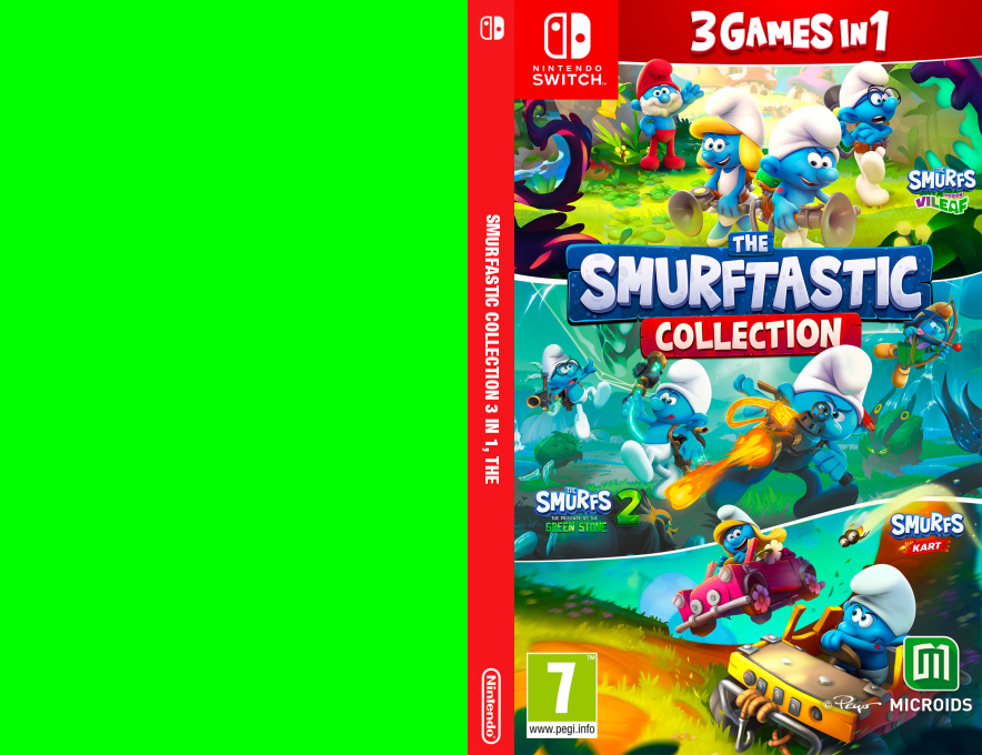 Smurfastic Collection 3 in 1, The — box-texture (EU)