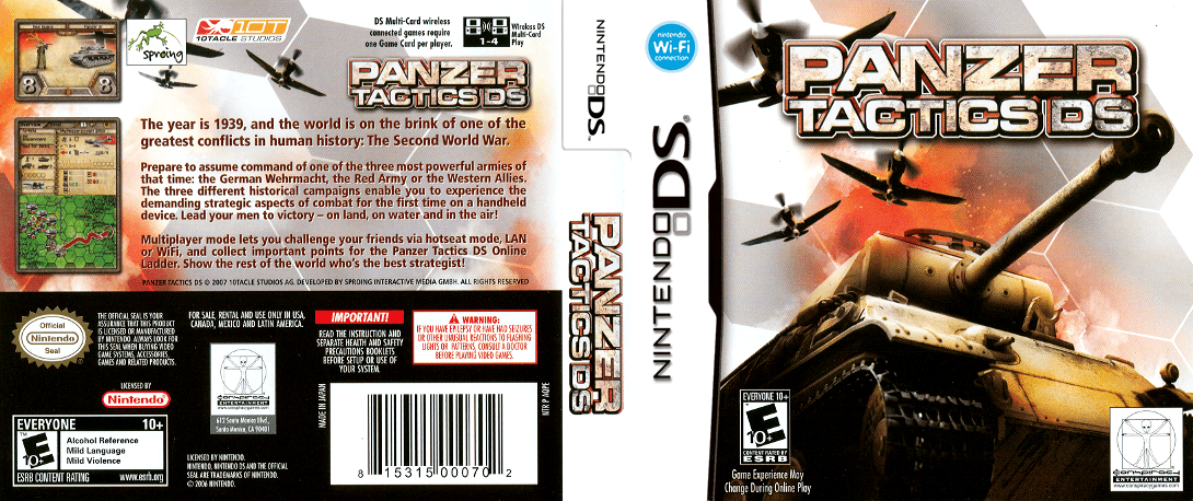 Panzer Tactics Ds — box-texture (US)