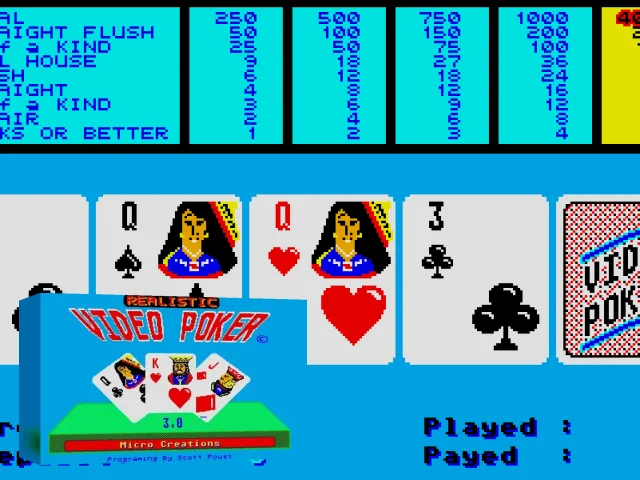 Realistic Video Poker — mixrbv2 (WOR)