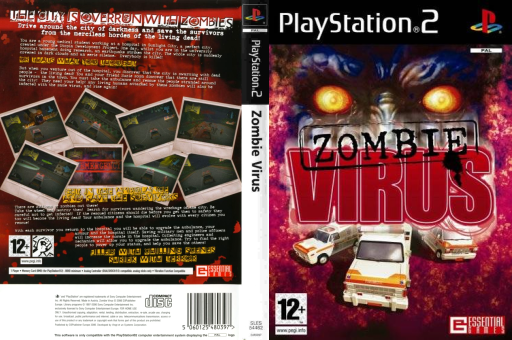 Simple 2000 Series Vol. 95 - The Zombie Vs. Kyuukyuusha — box-texture (EU)