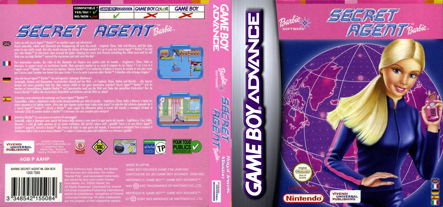 Secret Agent Barbie - Royal Jewels Mission — box-texture (EU)