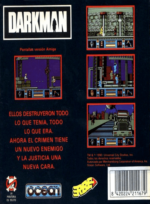 Darkman — box-2D-back (SP)
