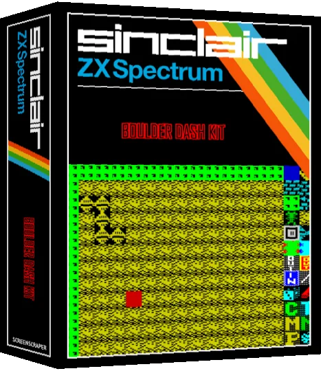 Boulder Dash Kit — box-3D (SS)