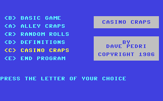 Casino Craps — sstitle (WOR)