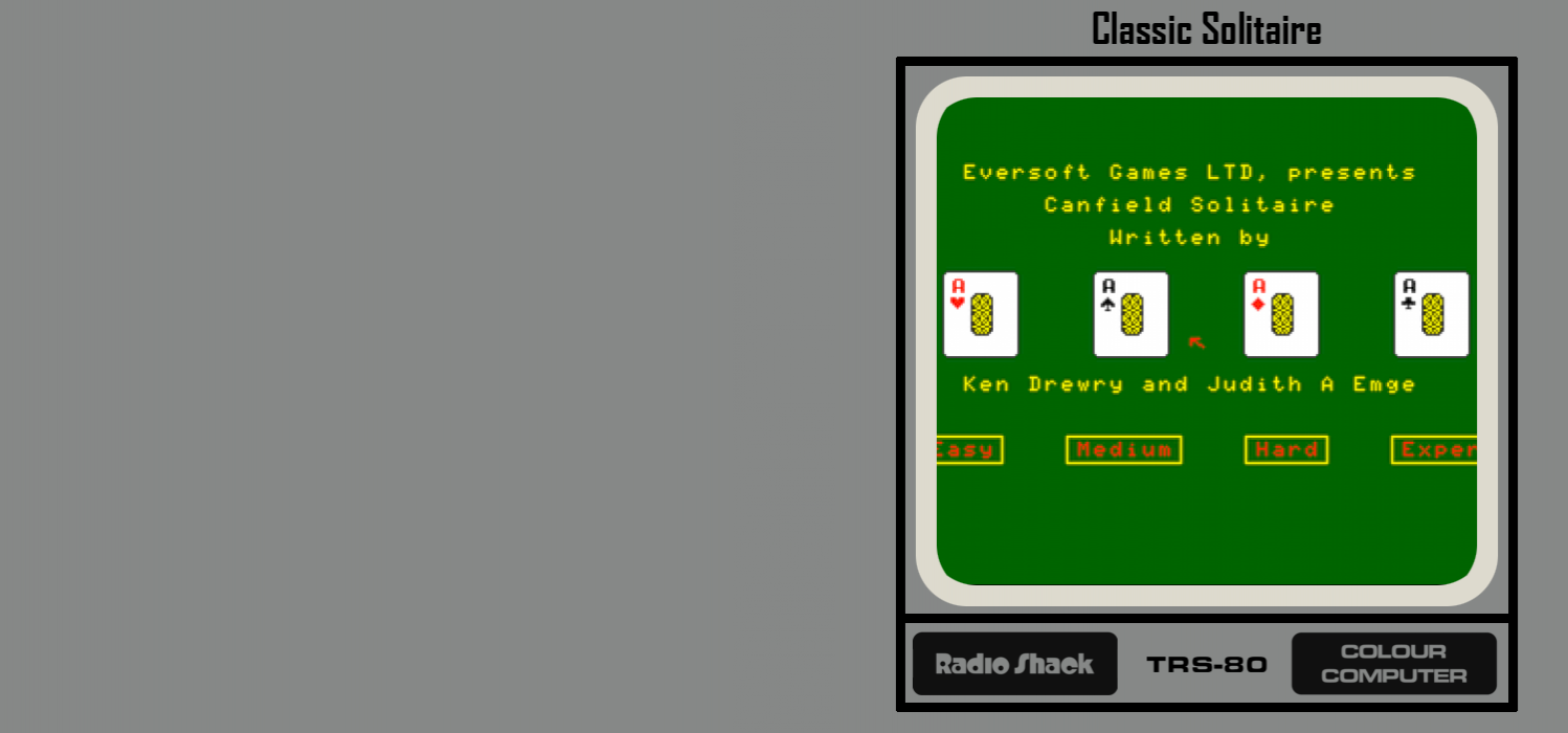 Classic Solitaire — box-texture (SS)