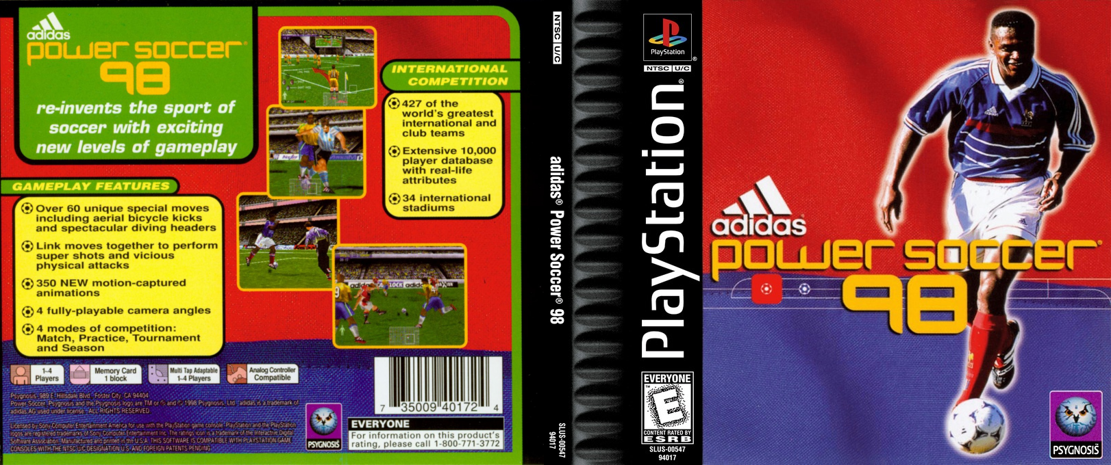 Adidas Power Soccer 98 — box-texture (US)