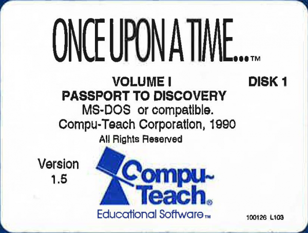 Once Upon a Time... Volume I : Passport to Discovery — support-texture (WOR)