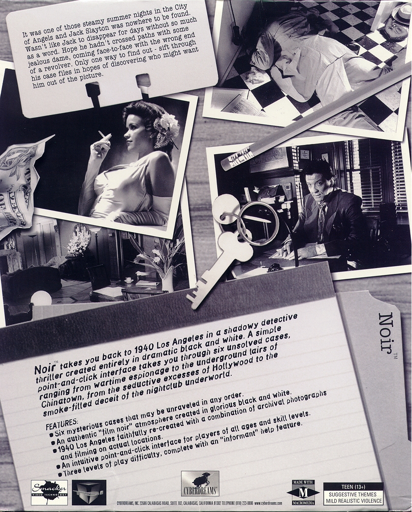 Noir: A Shadowy Thriller — box-2D-back (WOR)