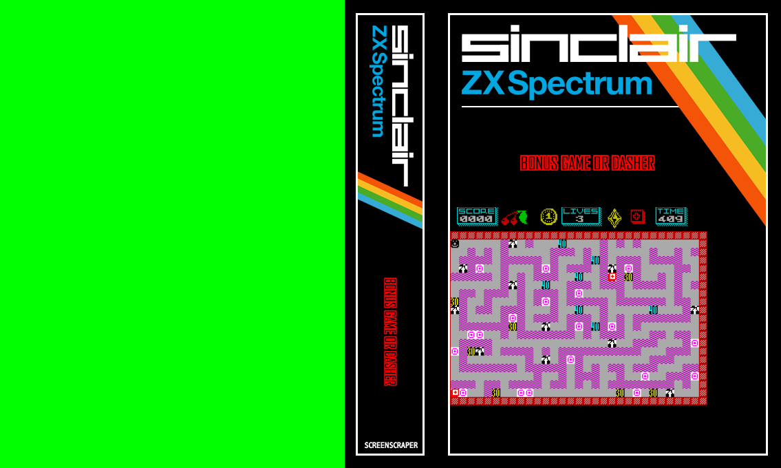 Bonus Game Or Dasher — box-texture (SS)