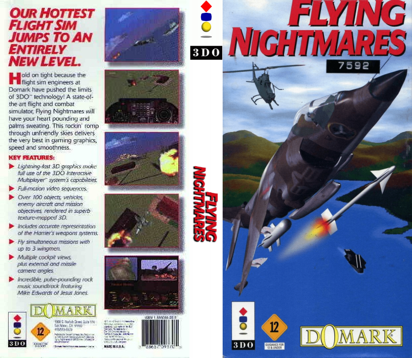 Flying Nightmares — box-texture (US)