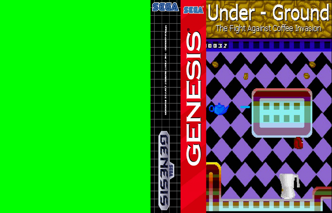 Under-Ground : The Fight Against Coffee Invasion — box-texture (US)