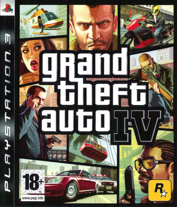 Grand Theft Auto IV — box-2D (SP)