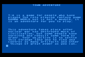 Town Adventure — sstitle (WOR)