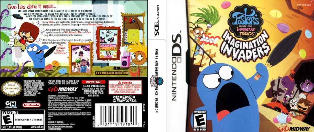 Foster's Home for Imaginary Friends - Imagination Invaders — box-texture (US)