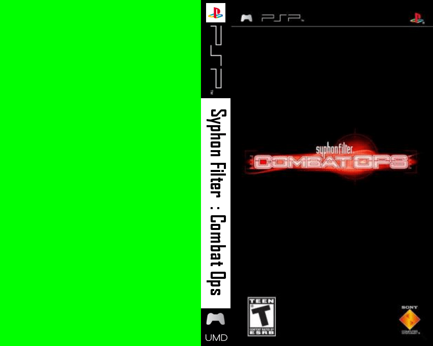 Syphon Filter - Combat Ops — box-texture (US)