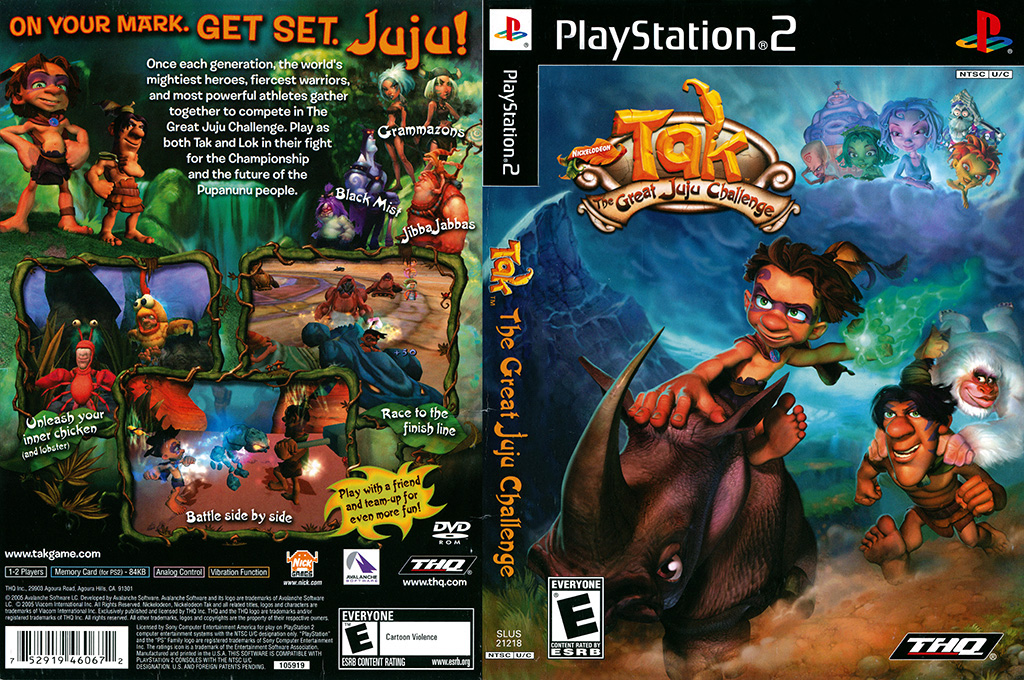 Tak - The Great Juju Challenge — box-texture (US)