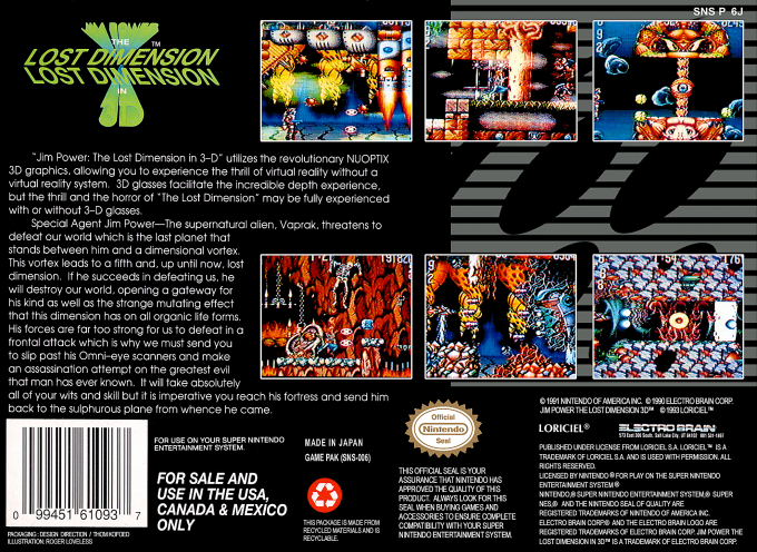 Jim Power - Lost Dimension In 3d — box-2D-back (US)