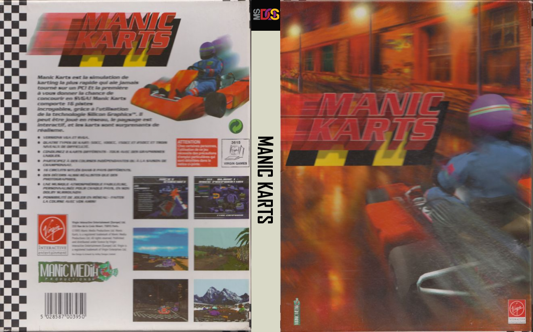 Manic Karts — box-texture (EU)