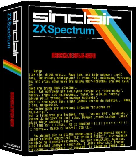 Ucieczka Ze Spejs-szipu — box-3D (SS)