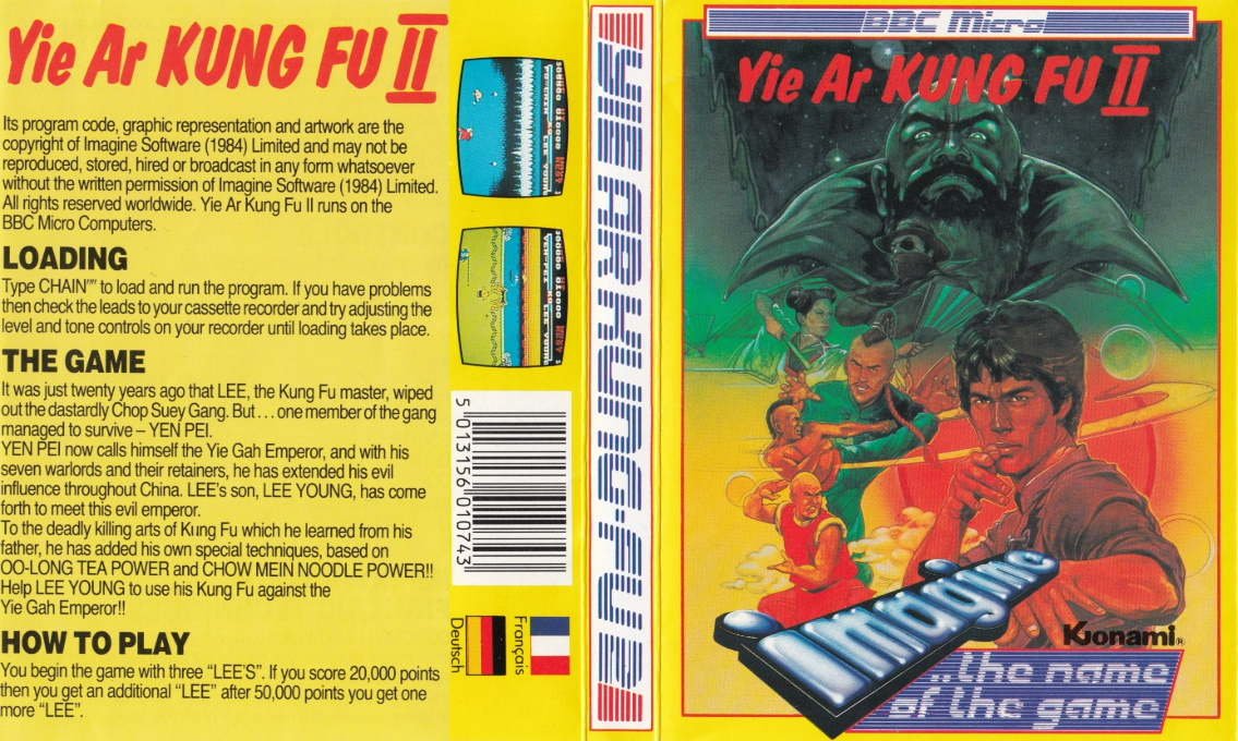Yie Ar Kung-Fu 2 — box-texture (EU)