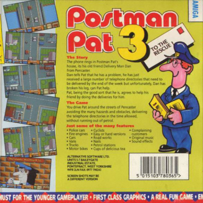 Postman Pat 3 - To the Rescue! — box-2D-back (EU)