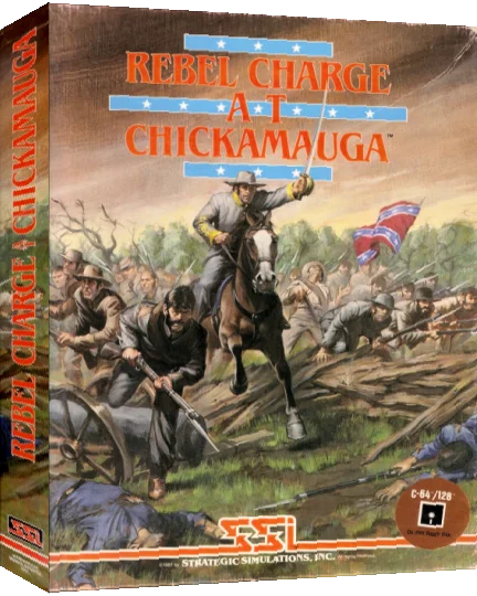 Rebel Charge At Chickamauga — box-3D (US)