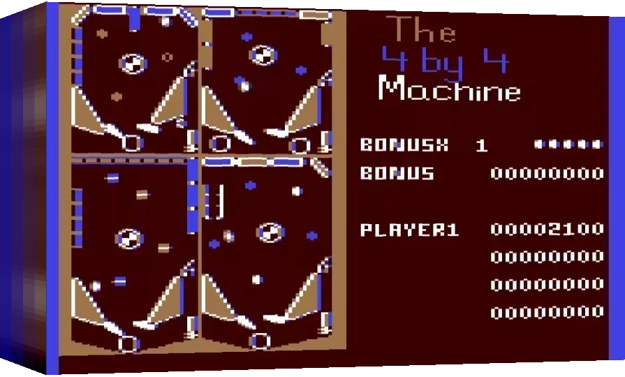 X Four : The 4 by 4 Machine — box-3D (WOR)