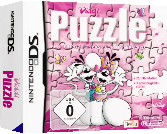 Diddl Puzzle - Echter Puzzlespass fuer Unterwegs — box-3D (DE)