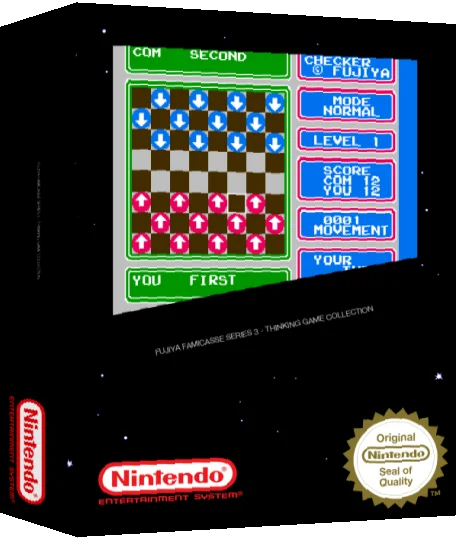 Fujiya Famicasse Series 3 - Thinking Game Collection — box-3D (SS)