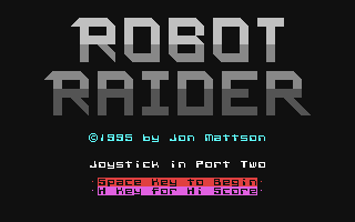Robot Raider — sstitle (WOR)