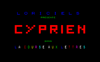 Cyprien Dans La Course Aux Lettres — sstitle (WOR)