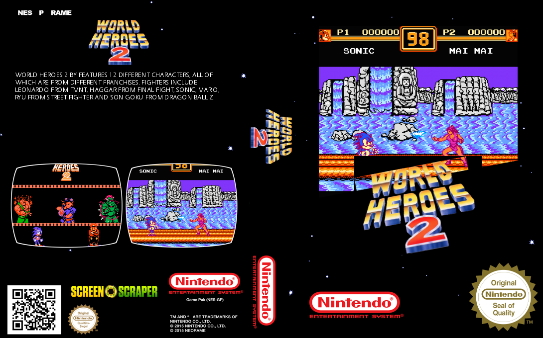 World Heroes 2 — box-texture (SS)