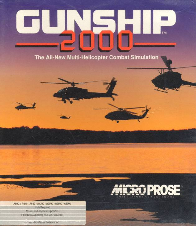 Gunship 2000 box art
