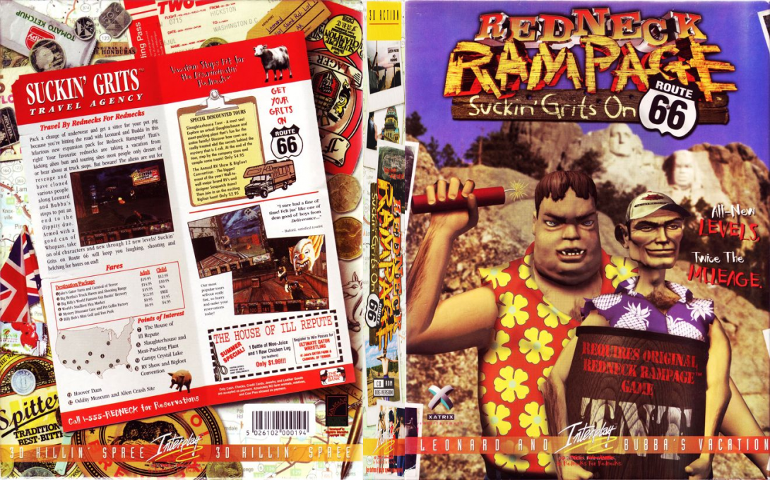 Redneck Rampage - Suckin' Grits On Route 66 — box-texture (EU)