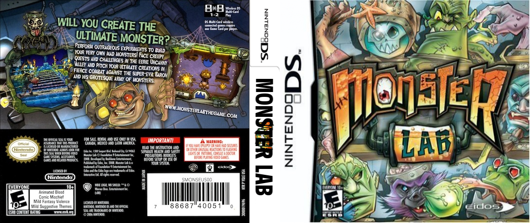 Monster Lab — box-texture (US)