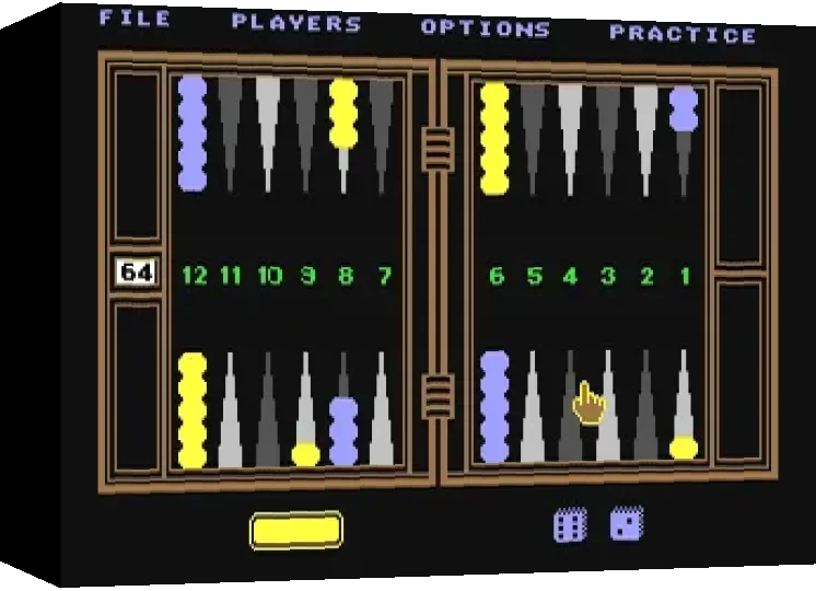 Club Backgammon — box-3D (WOR)